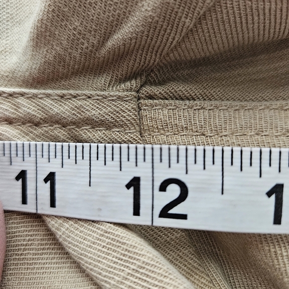 Abercrombie & Fitch XS Belted Brown Utility Jumpsuit Women Petite Short Sleeve - Picture 11 of 12